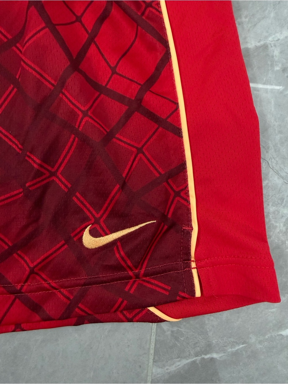 Women’s Nike Dri-Fit Running Training Workout Shorts Geometric Drawstring XL - Picture 3 of 16